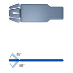 Abbildung zeigt HWK Therapieliege Solid Osteo Akku 4-tlg., Breite: 65 cm