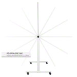 Abbildung zeigt Rasterspiegel XL, HxB 170x100 cm, fahrbar