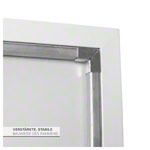 Abbildung zeigt Rasterspiegel XL, HxB 170x100 cm, fahrbar