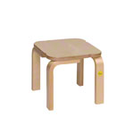 Hocker 25 aus Formholz<br> 27x27 cm