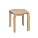 Hocker 30 aus Formholz<br> 27x27 cm