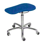 Therapiehocker Exklusiv mit Polster und Rollen<br> Praxishocker