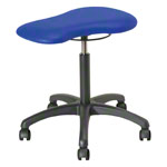Therapiehocker Standard mit Polster und Rollen<br> Praxishocker