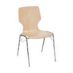 Stapelstuhl Buche<br> Besucherstuhl aus Holz