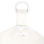 Sandsack mit Ring, 16x15 cm, 0,5 kg, weiß