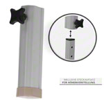 Abbildung zeigt Alu-Kofferliege Robusta ST, LxBxH 170x56x70-82 cm