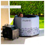 NUBIS aufblasbares Kältebecken IceBath + Kühlgerät Chiller, inkl. Pumpe und Tasche