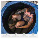 NUBIS aufblasbares Kältebecken IceBath + Kühlgerät Chiller, inkl. Pumpe und Tasche
