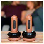 Eleeels Hot Stone Massagestäbe-Set, 3-tlg.