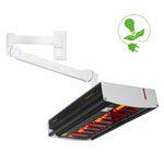 Halogen-Infrarotstrahler IRS<br> Infrarotwärmestrahler Rotlichstrahler Wandmodell