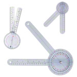 Winkelmesser-Set 3-tlg Goniometer Physiotherapie Lineal Winkel Winkelmessung