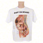 Kurzarm T-Shirt Baby on Board Anatomie Lernhilfe<br> Med. Lernmittel
