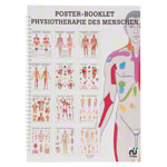 Physiotherapie des Menschen Mini-Poster Booklet Anatomie 34x24 cm<br> 12 Poster