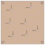 Kletterelement Universal, 4 Griffe, beige