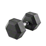 Hex Kompakthantel aus Gummi<br> 22