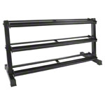 Kompakthantel-Ständer-Set XXL mit 16 Paar Hex Hanteln, 1-25 kg, 162x59x82 cm