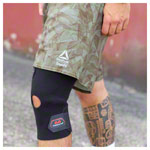 McDavid Kniebandage mit Patellaffnung aus Neopren, One Size