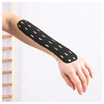 Abbildung zeigt CureTape Punch, 5 m x 5 cm, wasserfest, schwarz