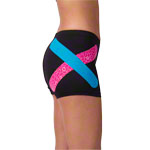 Thera-Band Kinesiology Tape XactStretch, 5 m x 5 cm, pink/wei_StripHtml