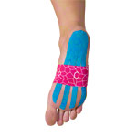 Thera-Band Kinesiology Tape XactStretch, 5 m x 5 cm, rot/schwarz