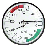 Sauna-Klimamesser inkl. Thermometer und Hygrometer<br> Saunazubehör