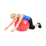 ARTZT vitality Fitness-Ball Standard,  55 cm, rot_StripHtml
