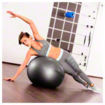 ARTZT thepro Fitness-Ball,  55 cm, anthrazit