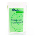 Abbildung zeigt Spitzner Massagecreme soft, 1 l, inkl. Dosierpumpe