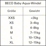 BECO Baby Aqua-Windel Shortsform mit Innenslip, Gr. M_StripHtml