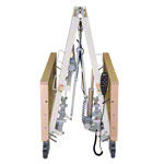 Abbildung zeigt Lojer Falt-Pflegebett Modux-4 200x90 cm