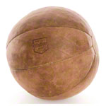 ARTZT Vintage Series Medizinball aus Leder, 4 kg