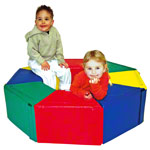 Achteck-Balancierraupe, LxH 46x30 cm je Element