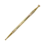 Akupressurstift aus Messing, 15 cm, ø 4 / 7 mm
