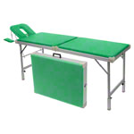 Alu-Kofferliege Robusta ST, inkl. Kopfteil + Armablage, LxBxH 170/210x56x70-82 cm