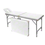 Alu-Kofferliege Robusta ST, inkl. Kopfteil , LxBxH 170/210x56x70-82 cm