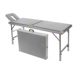 Alu-Kofferliege Robusta ST, inkl. Kopfteil , LxBxH 170/210x56x70-82 cm