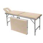 Alu-Kofferliege Robusta ST, inkl. Kopfteil , LxBxH 170/210x56x70-82 cm