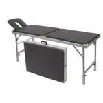 Alu-Kofferliege Robusta ST, inkl. Kopfteil , LxBxH 170/210x56x70-82 cm