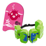 BECO-SEALIFE Schwimmgrtel 5-Block, 15-30 kg + BECO-SEALIFE Kickboard