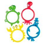 BECO Tauchring-Set Tauchmonster,  10 cm, 4-tlg.