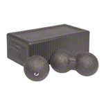 BLACKROLL Block-Set, 3-tlg., 1 BLACKROLL Block, 1 BLACKROLL Ball DUO, 1 BLACKROLL Ball  8 cm