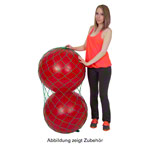 Ballnetz für 2 Gymnastikbälle, grün