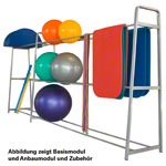 Ballregal Exklusiv Anbaumodul zur Basismodul-Erweiterung, 135x62x180 cm