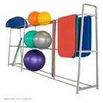 Ballregal Exklusiv-Set Basis + Erweiterungsmodul, 405x62x180 cm, 2-tlg.