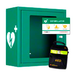 Defibtech Lifeline Schutzschrank Set, 3-tlg., fr AED + AED View