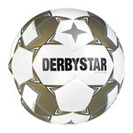 Derbystar Fußball Brilliant APS v24, Größe 5, weiss/gold