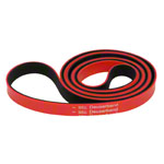 Deuser Band Light, schwarz/rot