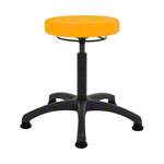 Drehhocker Standard mit Komfort-Polster und Gleitern