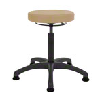 Drehhocker Standard mit Komfort-Polster und Gleitern