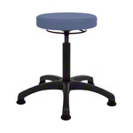 Drehhocker Standard mit Komfort-Polster und Gleitern